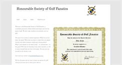 Desktop Screenshot of golffanatics.org